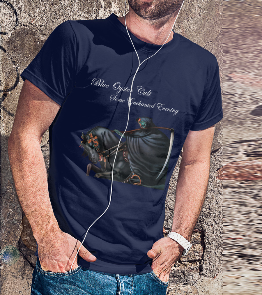 Blue Oyster Cult Some Enchanted Evening Rider With Scythe T-Shirt