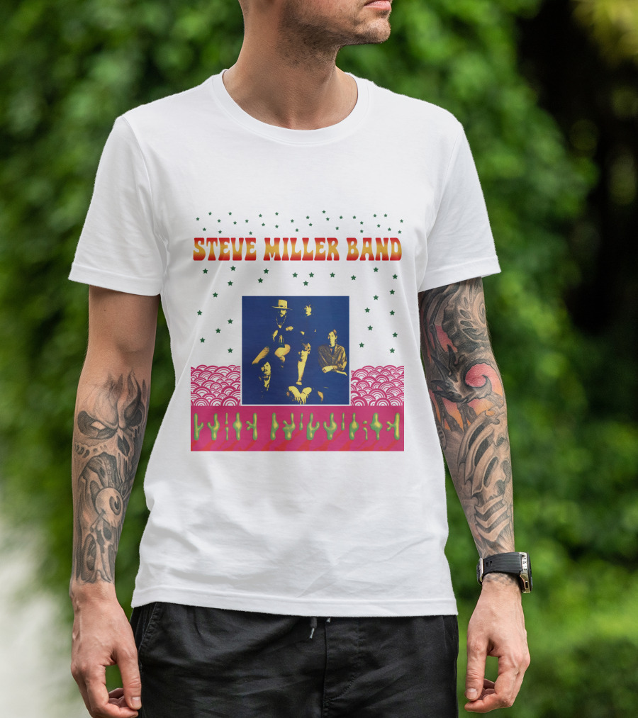 Steve Miller Band Cactus And Stars T-Shirt