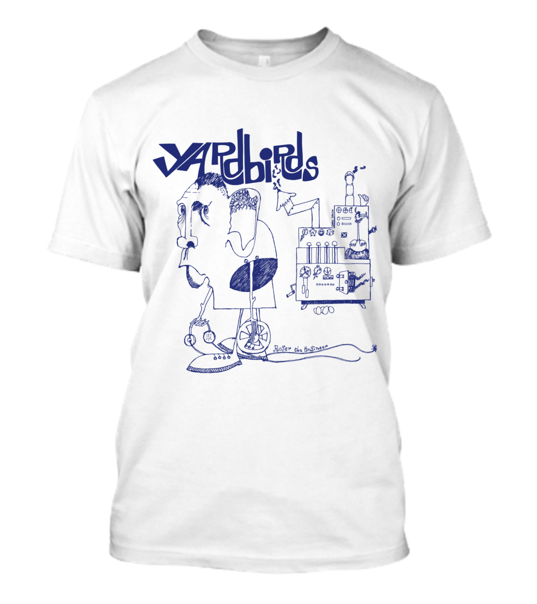 Yardbirds Poster Artwork By Roger The Engineer T-Shirt