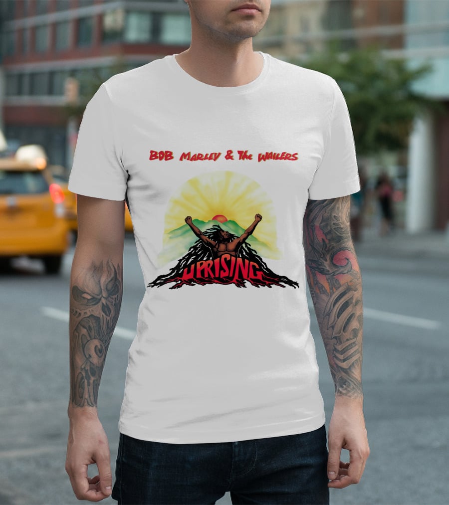 Bob Marley & The Wailers Uprising Sun Mountain Freedom T-Shirt