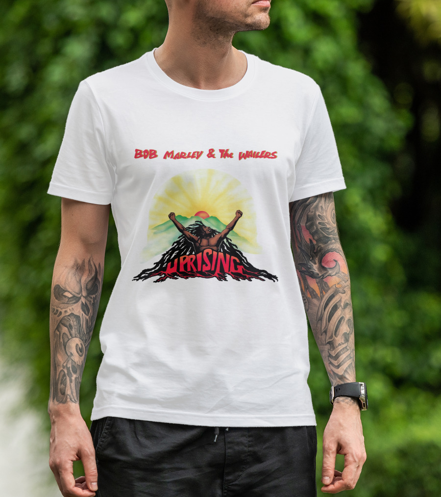 Bob Marley & The Wailers Uprising Sun Mountain Freedom T-Shirt