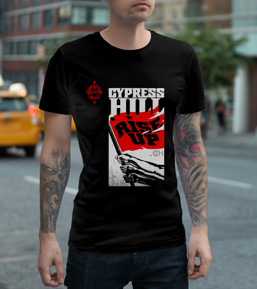Cypress Hill Rise Up Red Flag Image Cph T-Shirt
