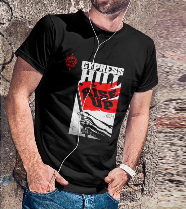 Cypress Hill Rise Up Red Flag Image Cph T-Shirt