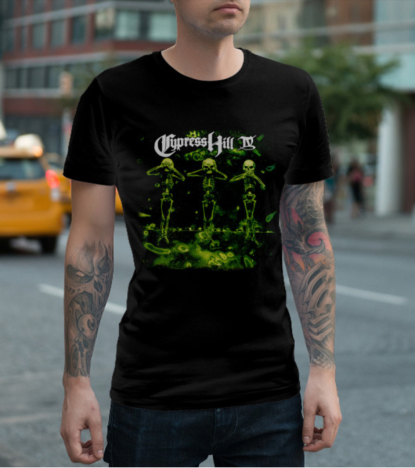 Cypress Hill Iv Skeleton Trio T-Shirt