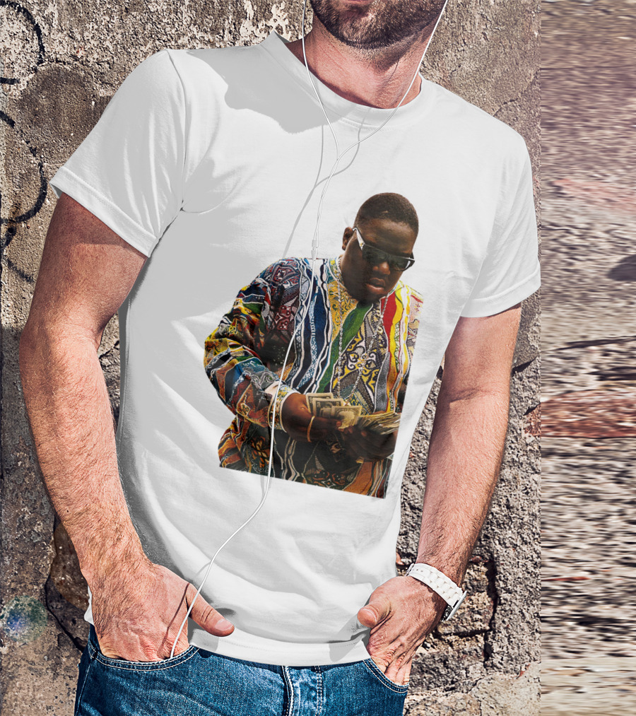 Colorful Sweater Money Counting Sunglasses T-Shirt