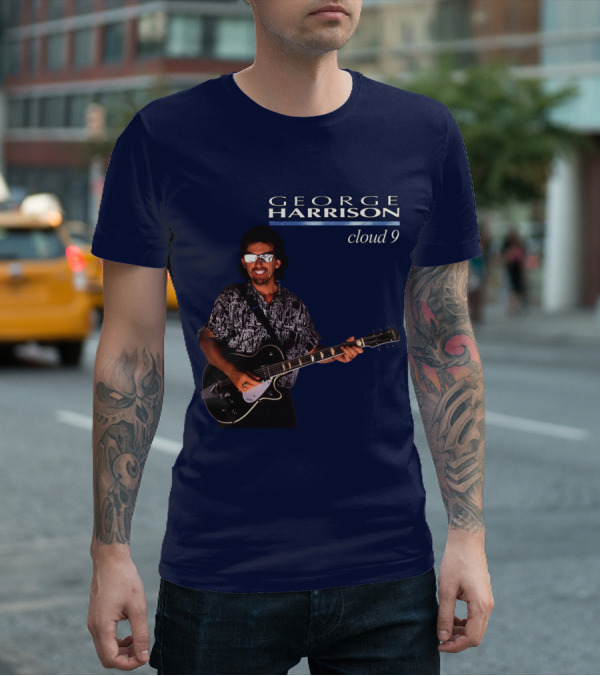George Harrison Cloud 9 Album Art T-Shirt