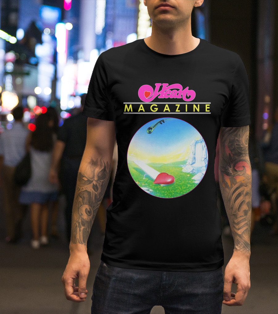 Heart Magazine 1977 Album Cover Art T-Shirt