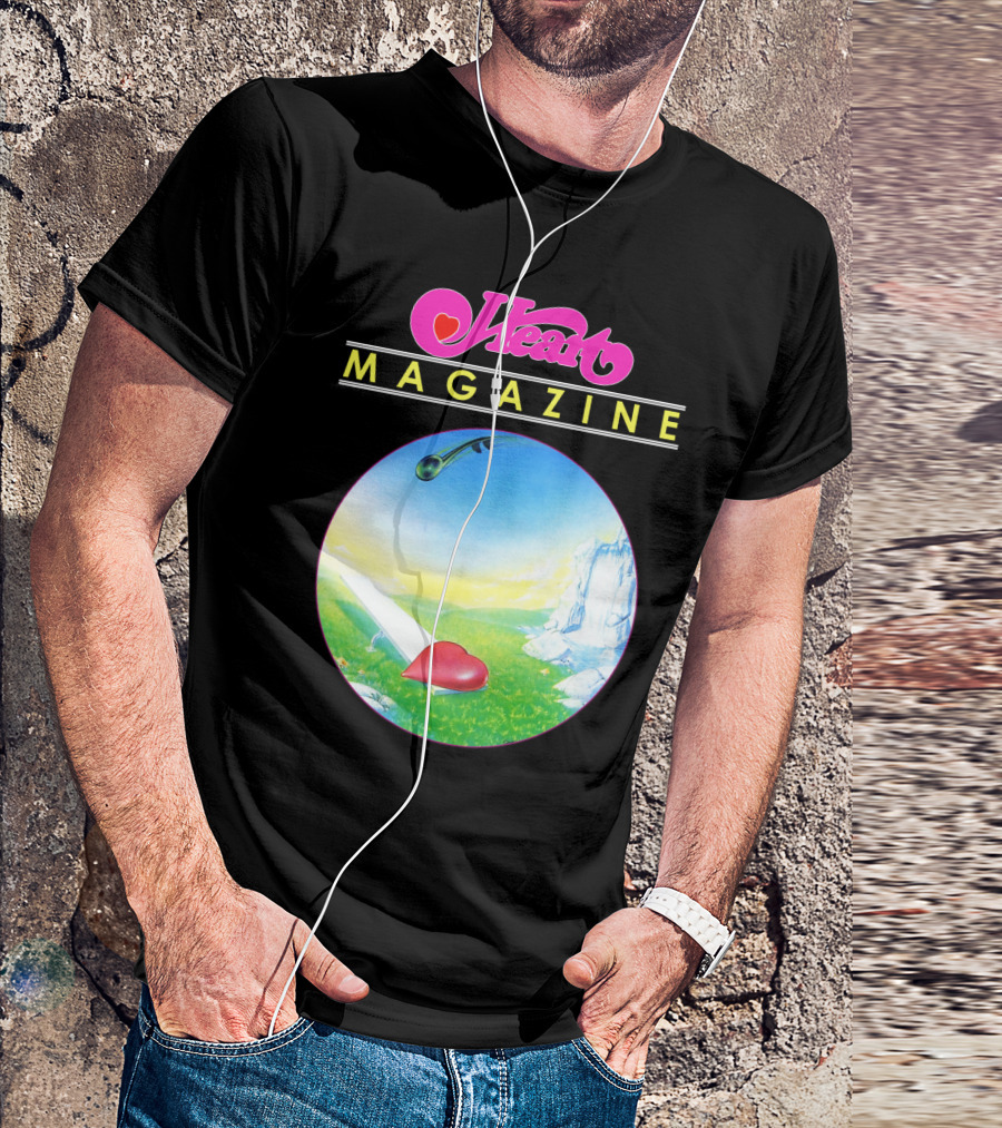 Heart Magazine 1977 Album Cover Art T-Shirt