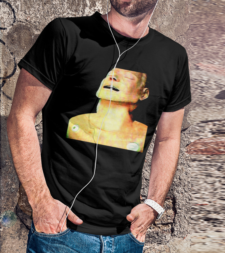 Cpr Training Manikin With Electrodes T-Shirt