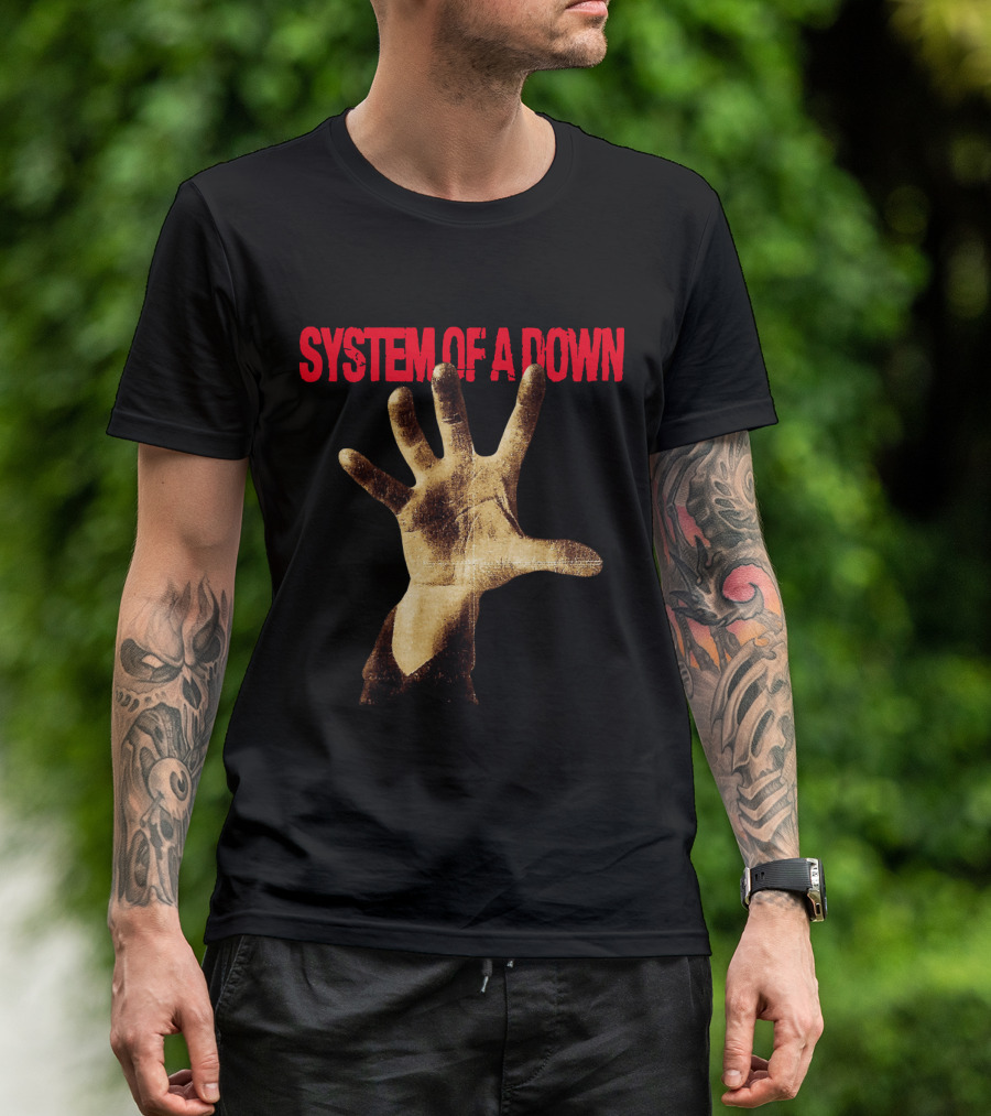 System Of A Down Hand Iconic Album Art T-Shirt