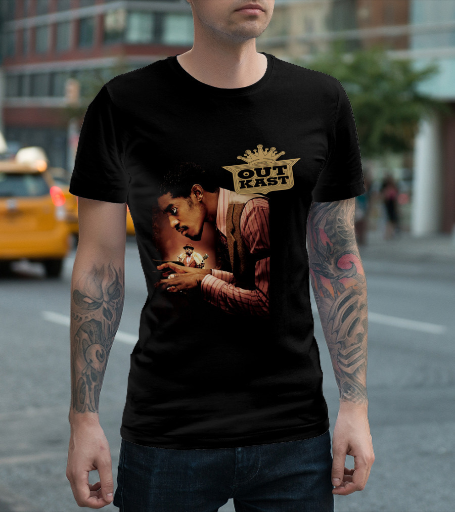 Outkast Classic Album Imagery With Crown T-Shirt