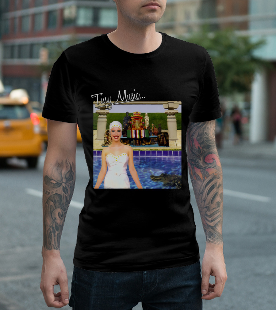 Tiny Music... Spaß Im Schwimmbad Mit Stp Cover Collage T-Shirt