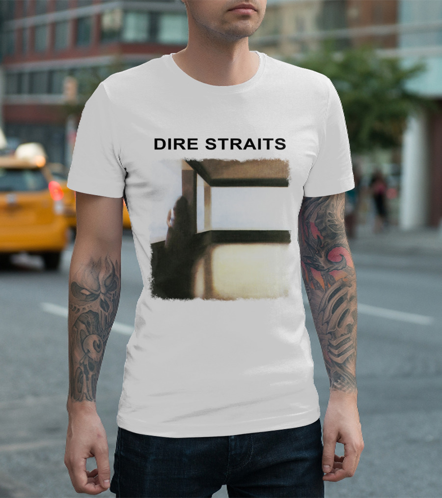 Dire Straits Album Art Minimalist Abstract T-Shirt