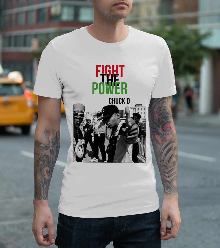 Fight The Power Chuck D T-Shirt