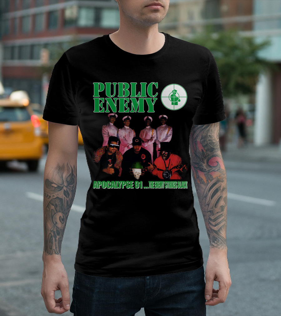 Public Enemy Apocalypse 91 The Enemy Strikes Black T-Shirt