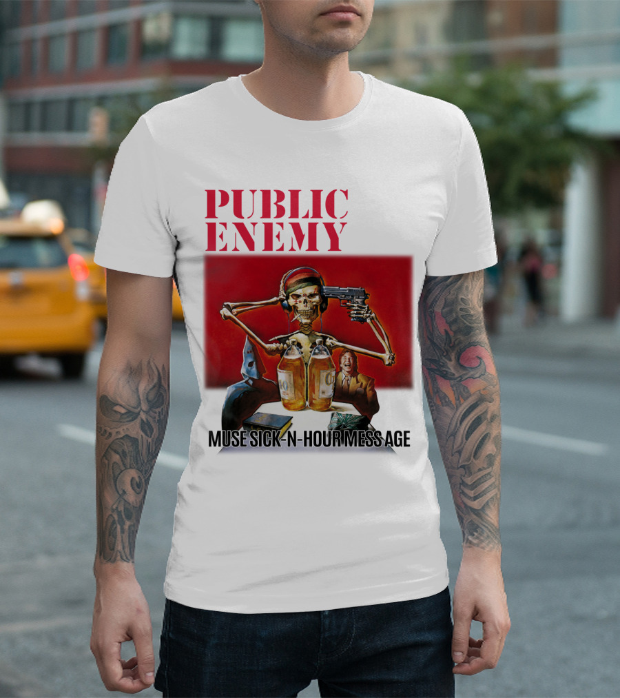 Public Enemy Muse Sick-N-Hour Mess Age T-Shirt