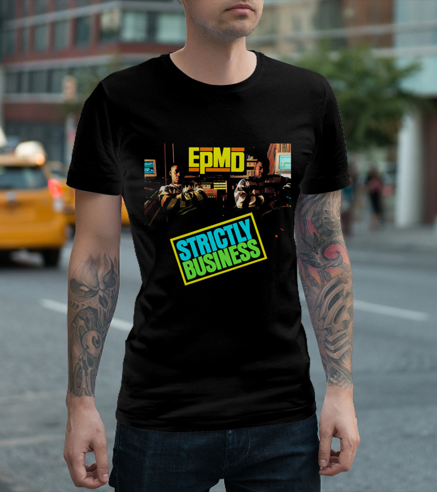 Epmd Strictly Business Album Cover With Studio T-Shirt