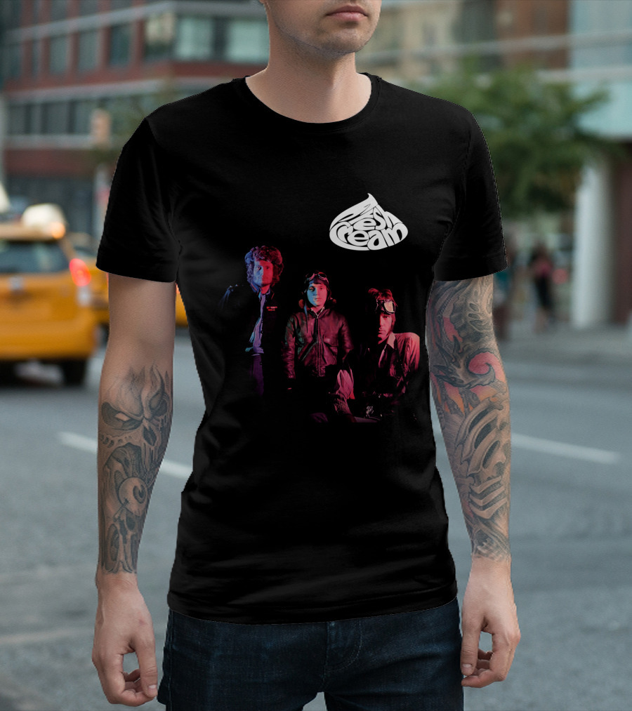 Fresh Cream Band Members Photography T-Shirt