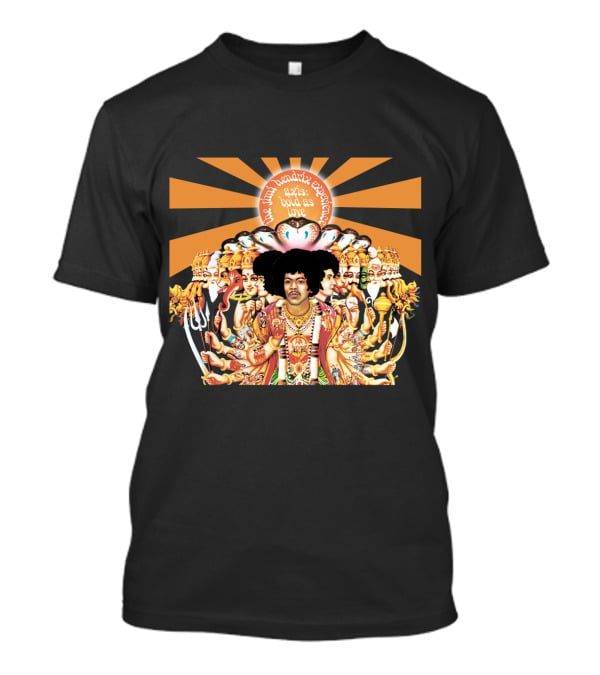 The Jimi Hendrix Experience Axis Bold As Love Psychedelic Sunburst T-Shirt