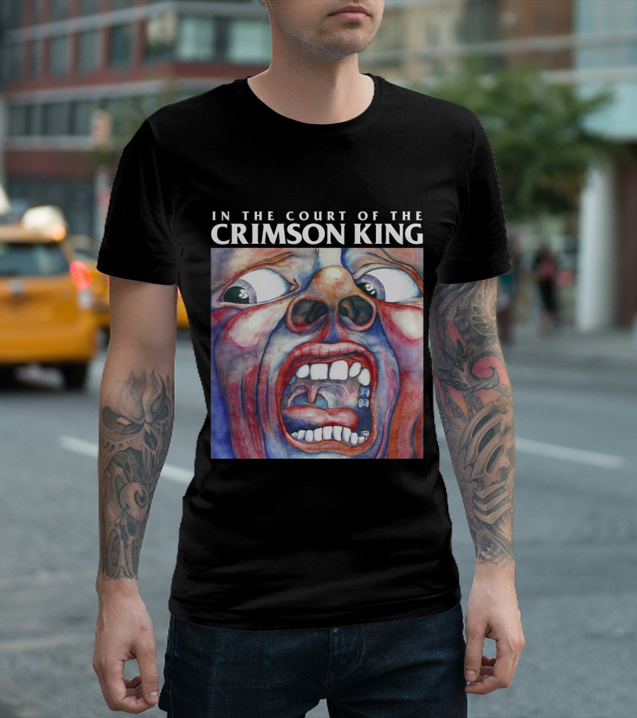 In The Court Of The Crimson King King Crimson Album Cover Iconic Artwork T-Shirt