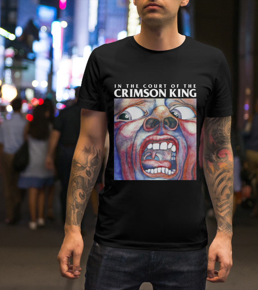 In The Court Of The Crimson King King Crimson Album Cover Iconic Artwork T-Shirt