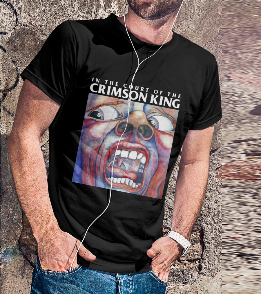 In The Court Of The Crimson King King Crimson Album Cover Iconic Artwork T-Shirt
