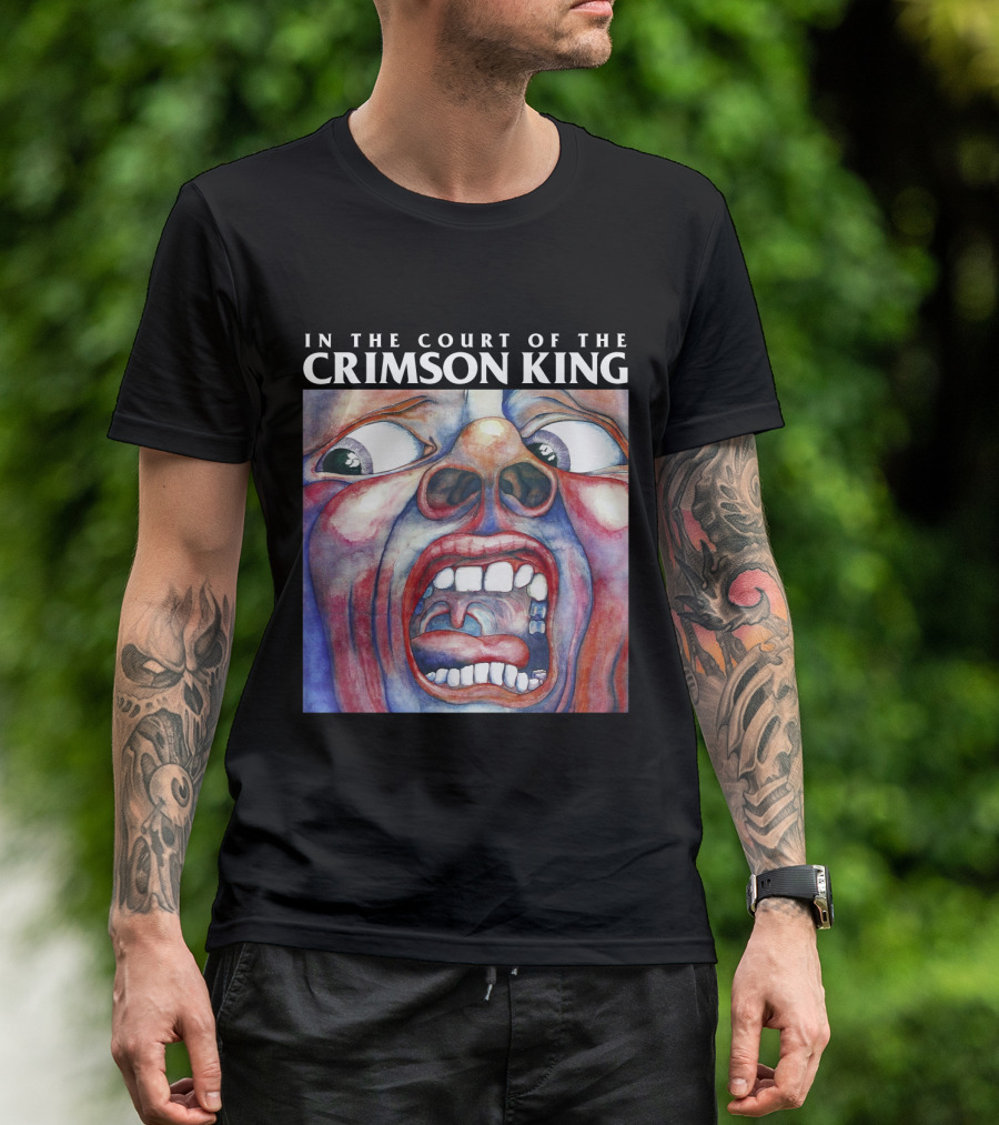 In The Court Of The Crimson King King Crimson Album Cover Iconic Artwork T-Shirt