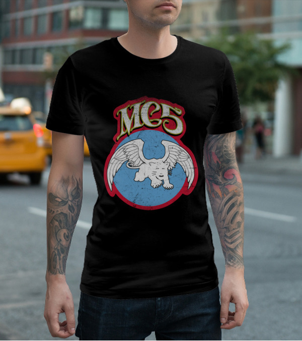 Mc5 Kick Out The Jams Winged Panther T-Shirt