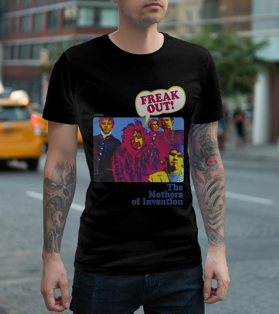 Freak Out The Mothers of Invention Vintage Album Cover T-Shirt