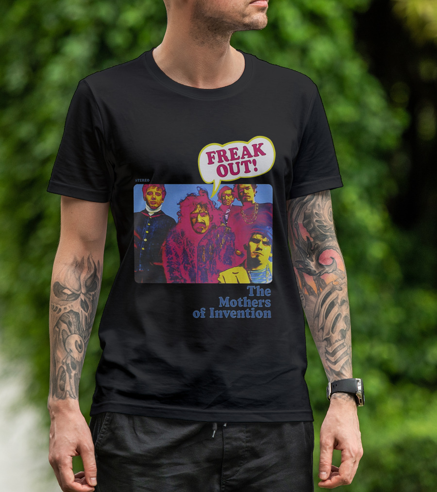 Freak Out The Mothers Of Invention Vintage Album Cover T-Shirt