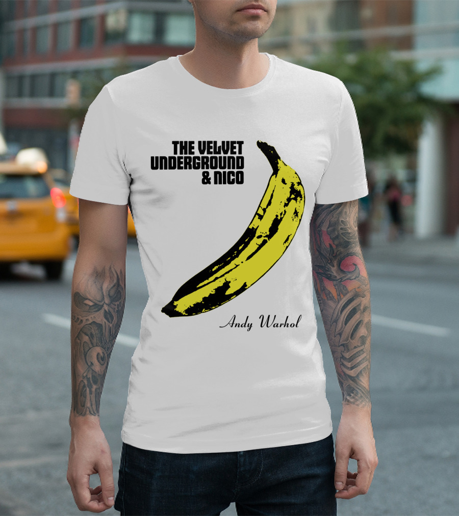 The Velvet Underground and Nico Andy Warhol Banana T-Shirt