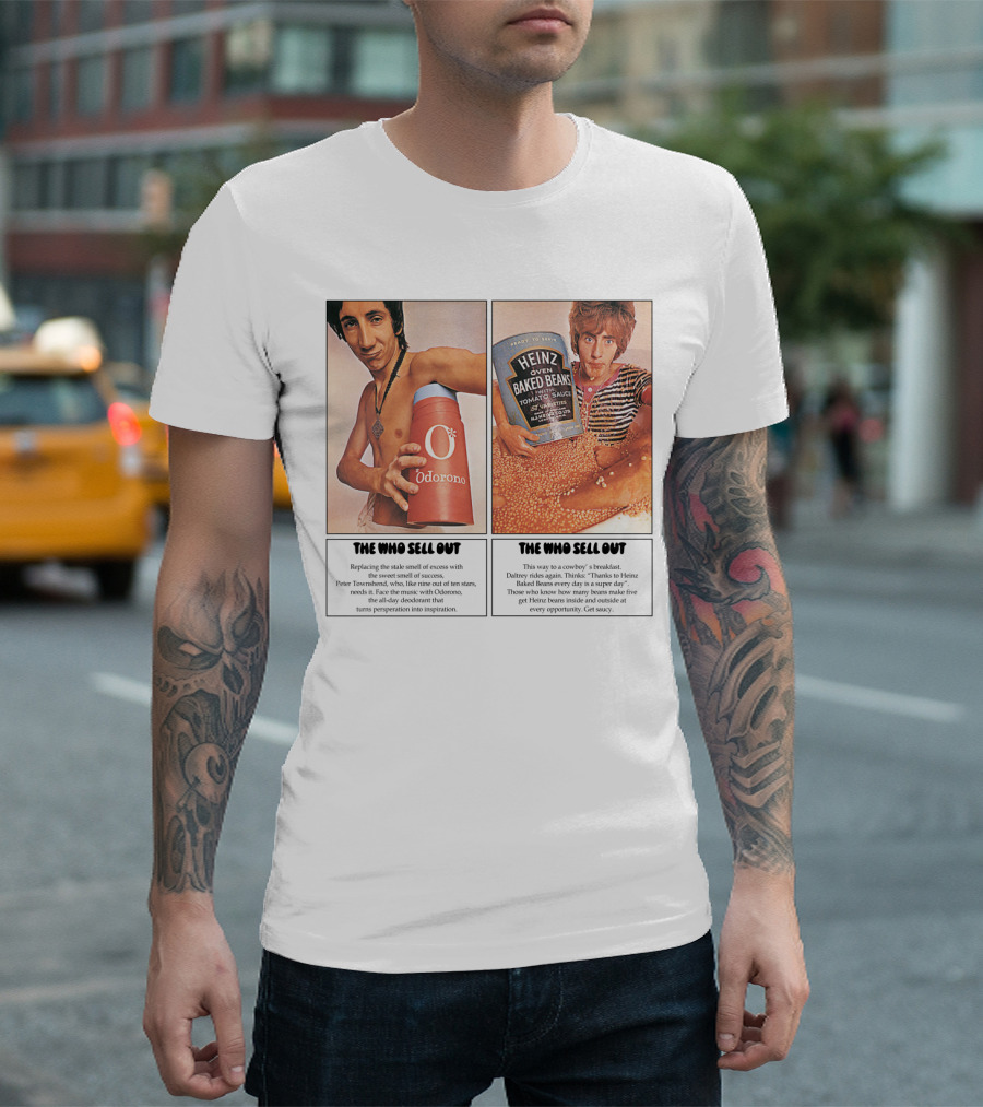 The Who Sell Out Odorono and Heinz Baked Beans T-Shirt