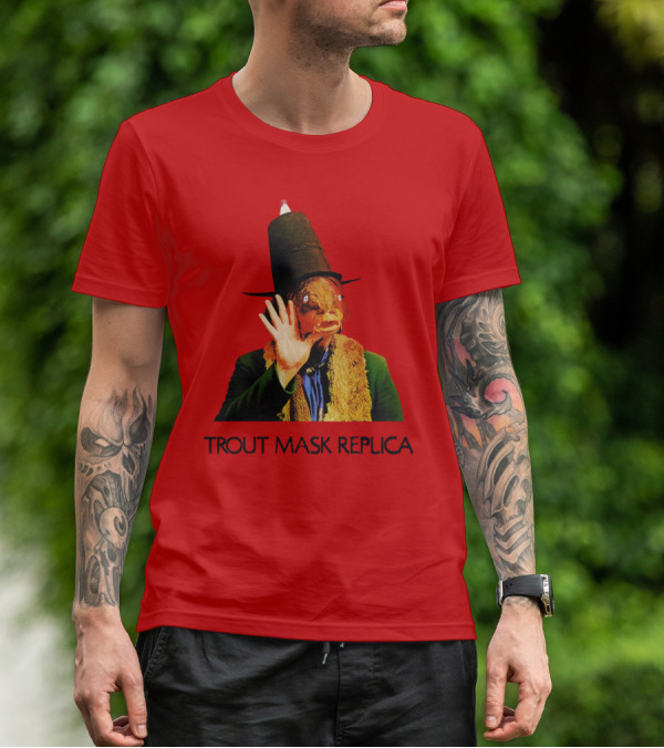 Captain Beefheart Trout Mask Replica Surreal Fish Head T-Shirt