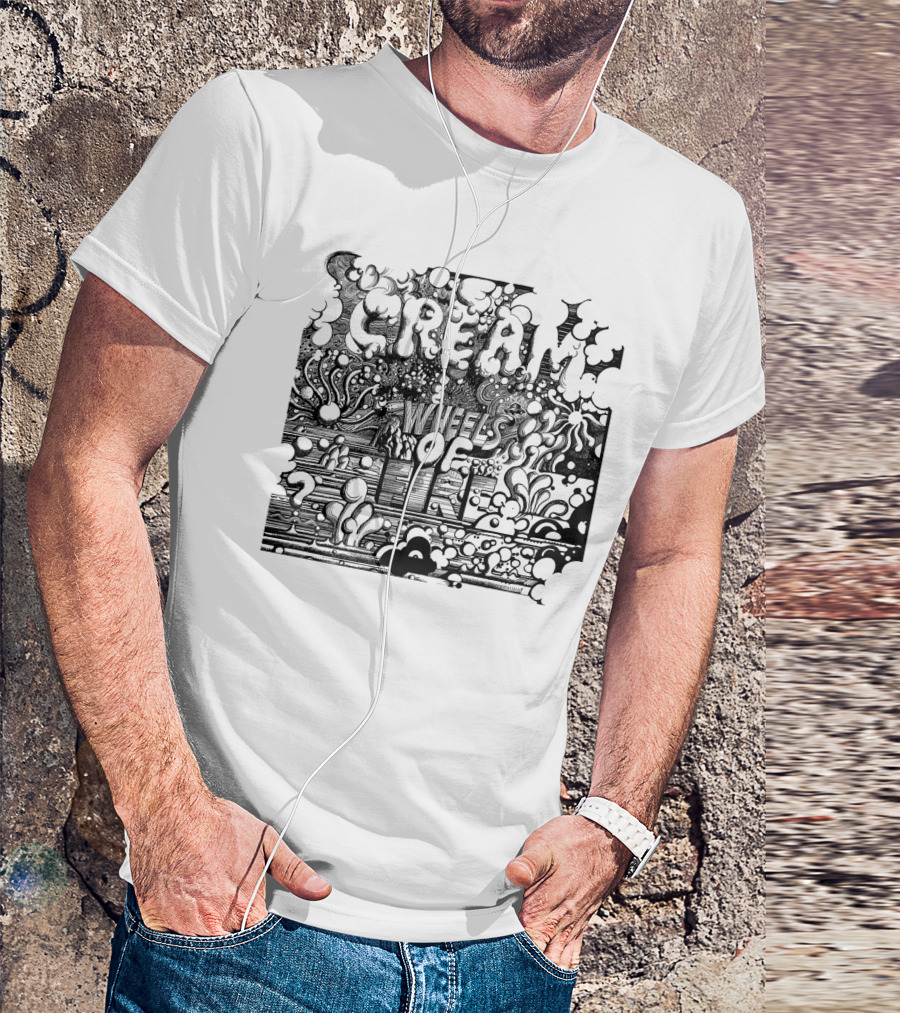 Cream Wheels Of Fire Psychedelic Album T-Shirt