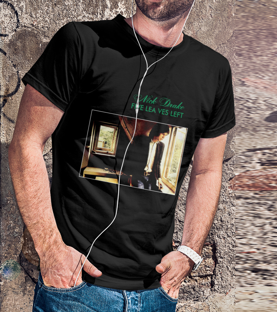 Nick Drake Five Leaves Left 1969 Album Cover T-Shirt