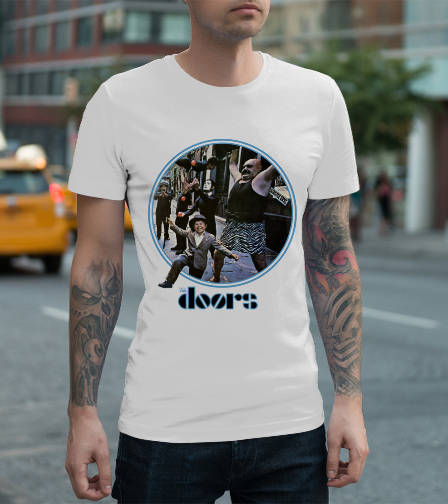 The Doors Strange Days Album Cover Vintage Photo T-Shirt