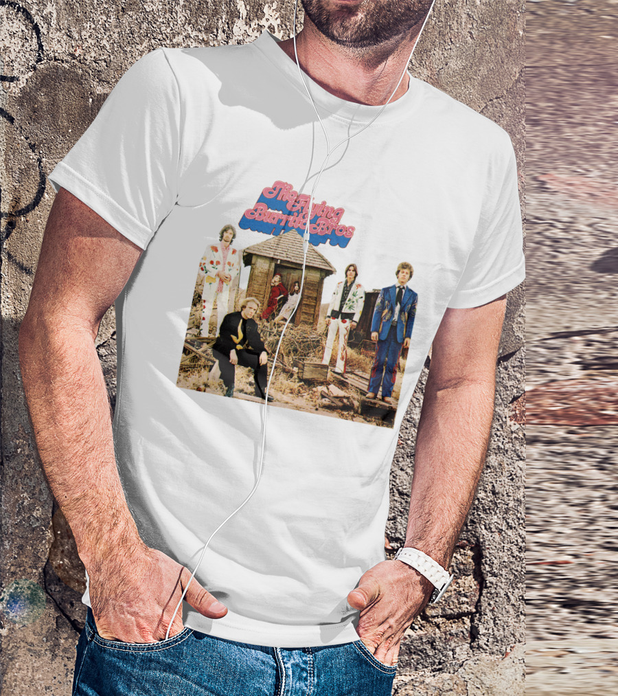 The Flying Burrito Bros The Gilded Palace Of Sin Album Cover Band Members In Colorful Suits T-Shirt
