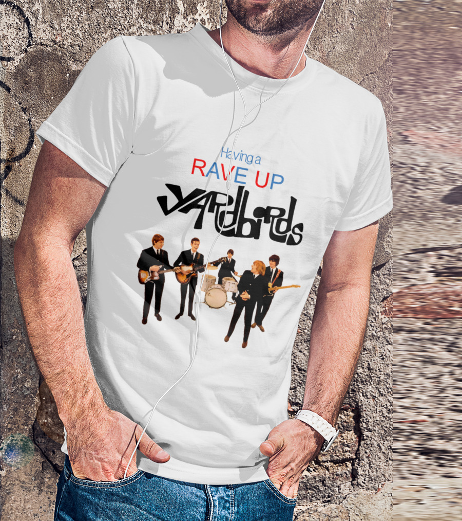 Yardbirds Having A Rave Up Band Performance T-Shirt