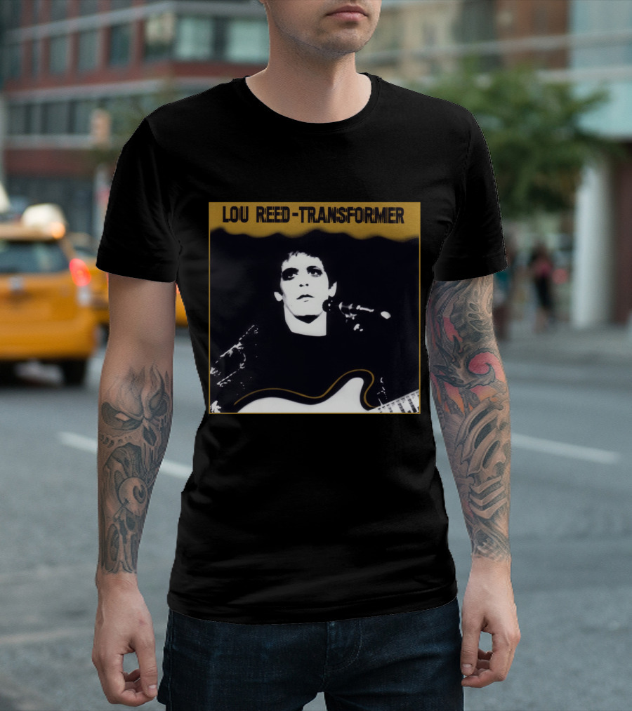 Loud Reed Transformer Vintage 1972 Album Cover T-Shirt