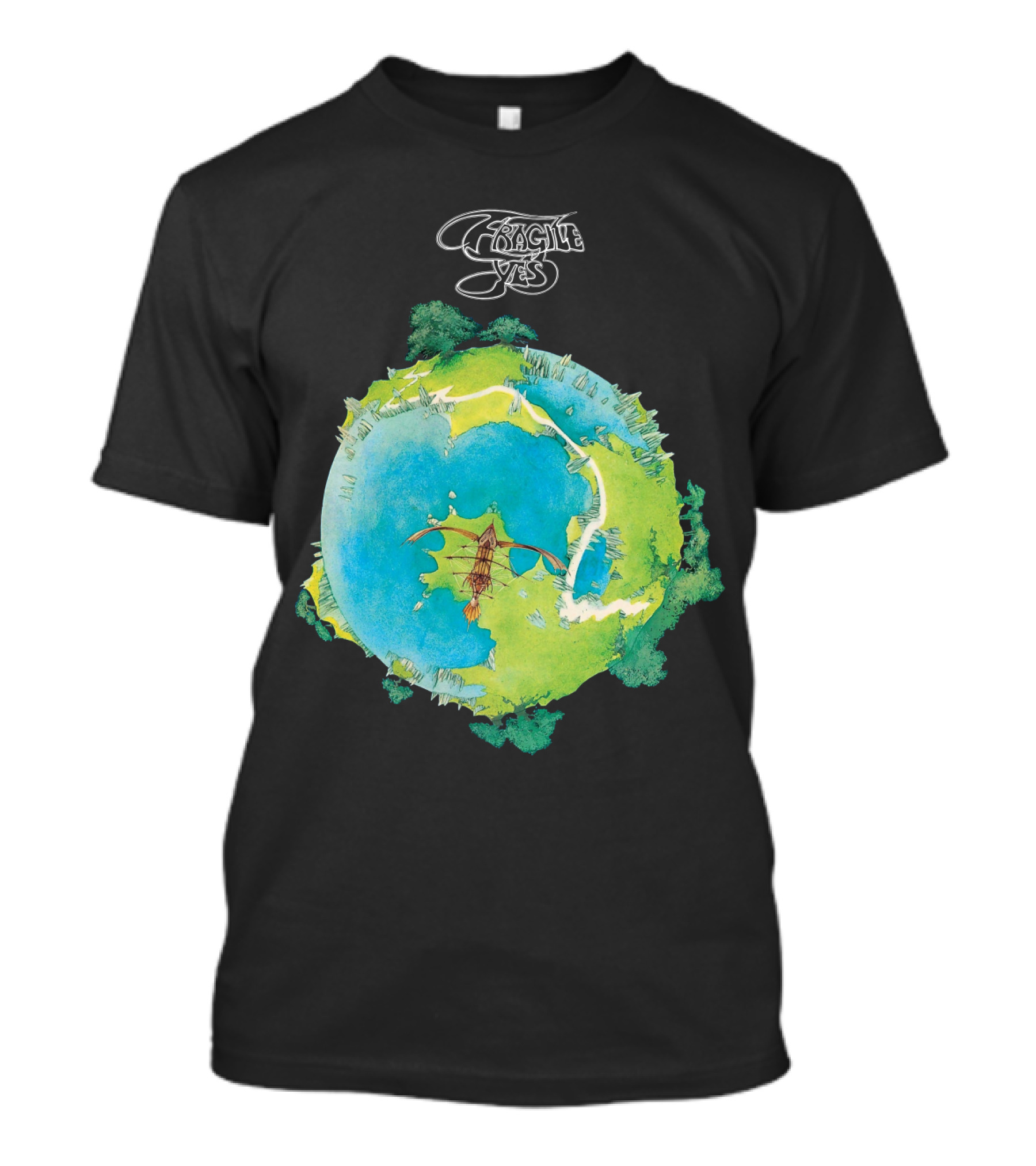 Yes Fragile Earth Island T-Shirt