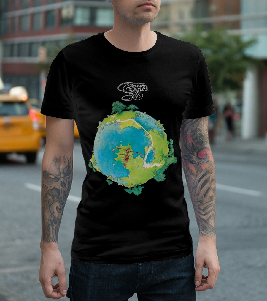 Yes Fragile Earth Island T-Shirt