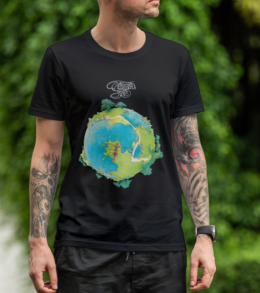 Yes Fragile Earth Island T-Shirt