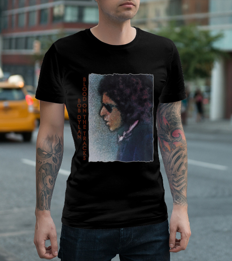 Bob Dylan Blood on the Tracks Album Cover T-Shirt