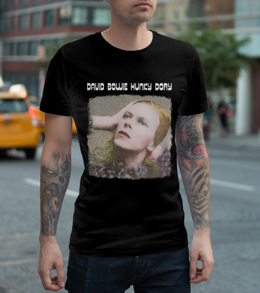 David Bowie Hunky Dory Album 1971 T-Shirt