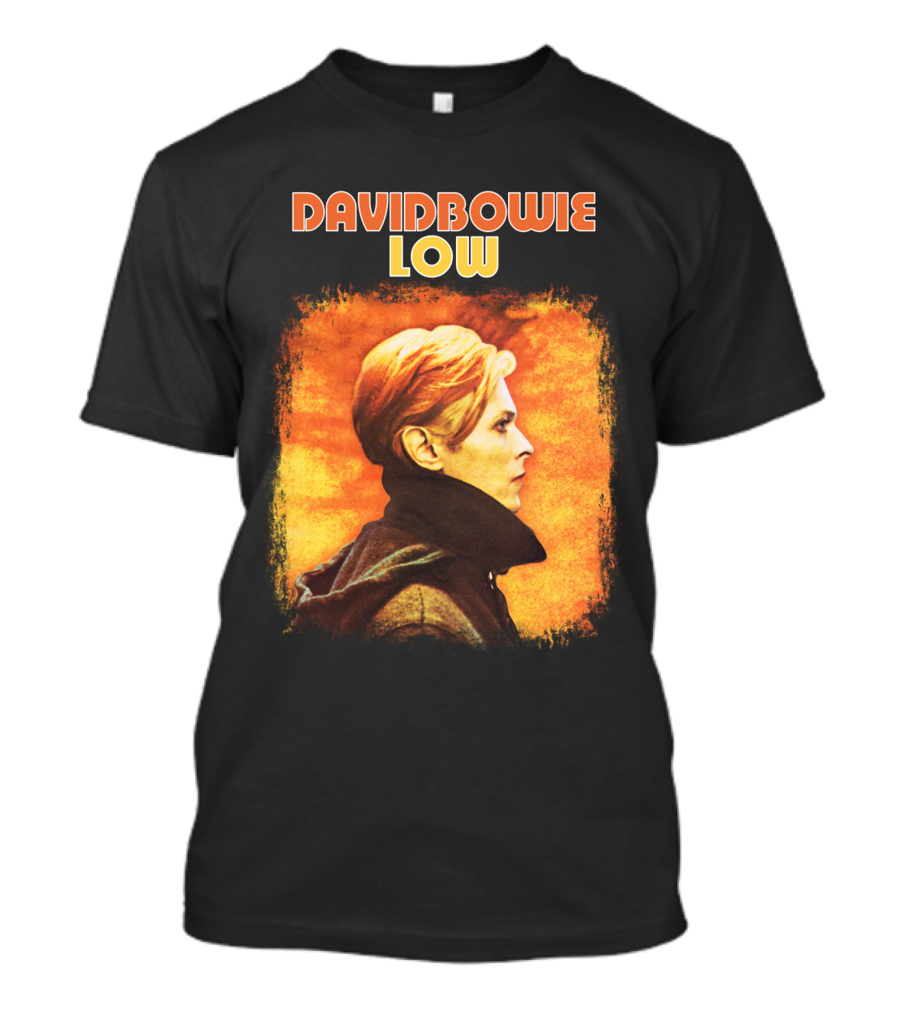 David Bowie Low Vintage Album Cover Profile T-Shirt