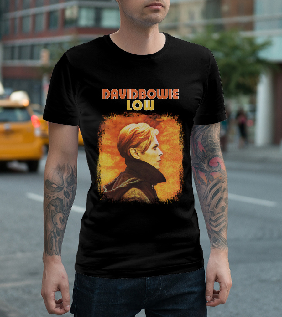 David Bowie Low Vintage Album Cover Profile T-Shirt