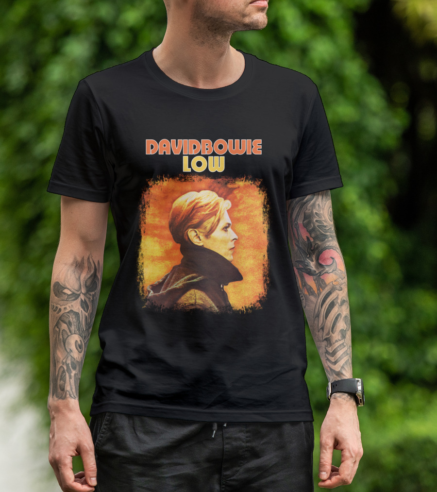 David Bowie Low Vintage Album Cover Profile T-Shirt