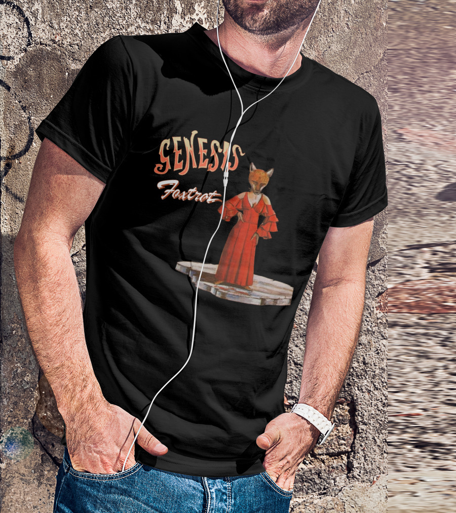 Genesis Fox In Red Dress Foxtrot T-Shirt