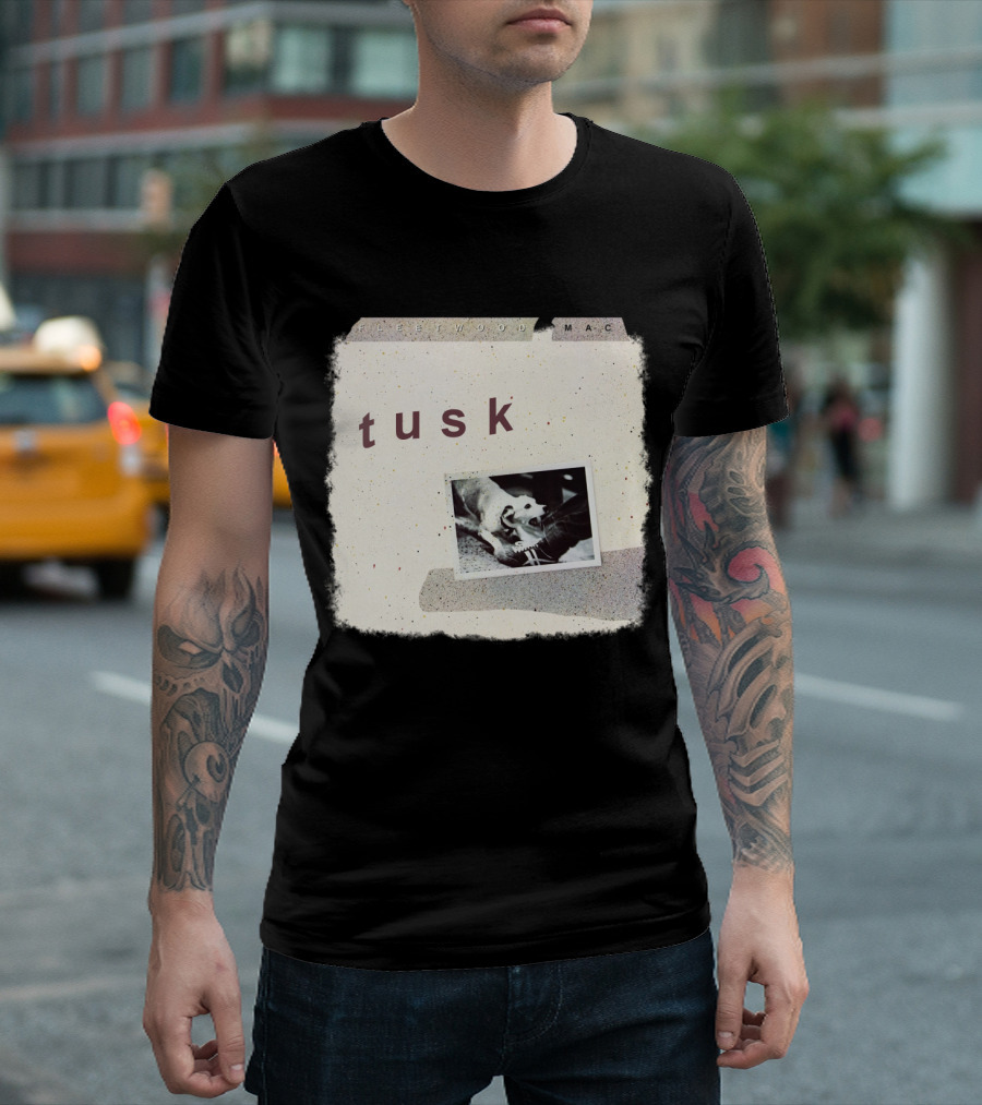 Fleetwood Mac Tusk Album Dog Photo Cover T-Shirt