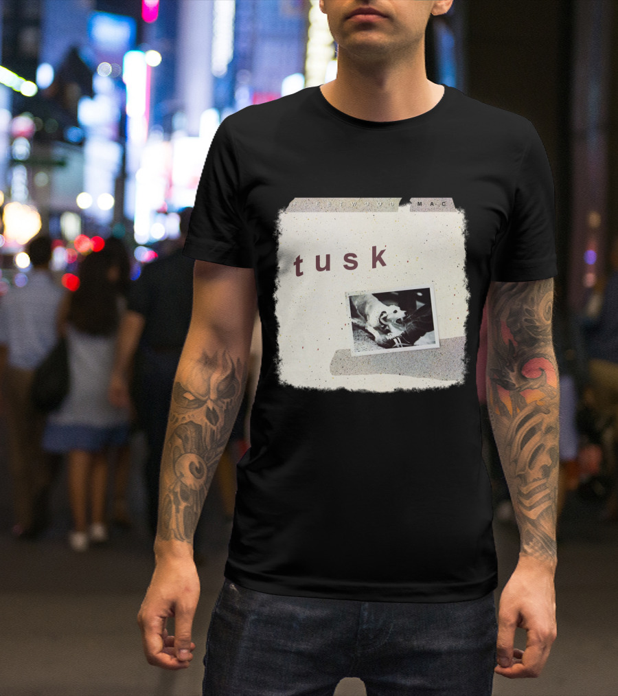 Fleetwood Mac Tusk Album Dog Photo Cover T-Shirt
